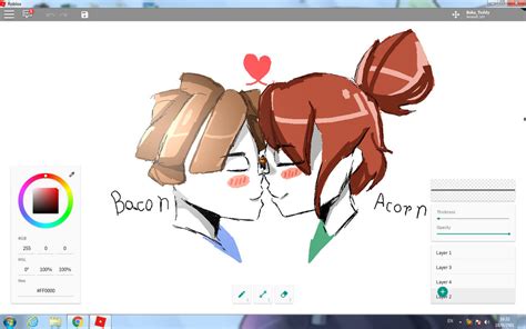 Bacon X Acorn Roblox By Tamanutji On Deviantart