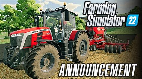 Farming Simulator 22 Announcement Youtube