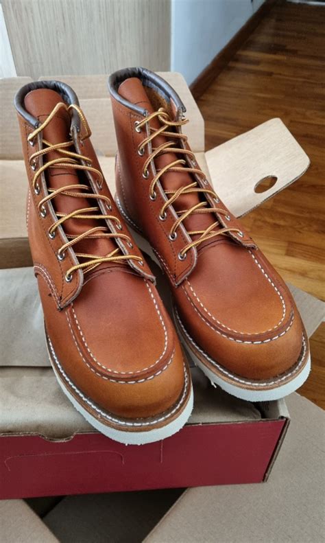 Red Wing Heritage 875 6 Moc Toe Oro Legacy Leather Boots Men S