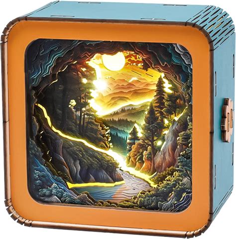 3d Puzzle Nightlight Beautiful Forest 3d Wooden Puzzles For Adults