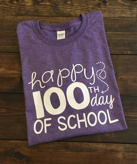 Happy 100th Day Of School Teacher T Shirt 100th Day Of School