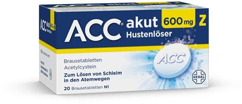 ACC akut 600 mg Z Hustenlöser 20 Brausetabletten kaufen Volksversand