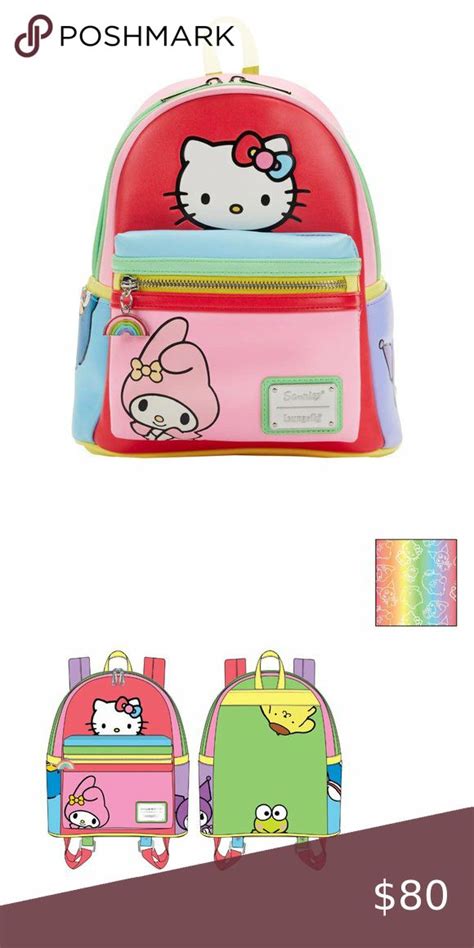 Loungefly Sanrio Hello Kitty And Friends Color Block Mini Backpack Loungefly Hello Kitty Sanrio