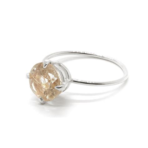 Rutilated Quartz Ring – Natalie Marie Jewellery