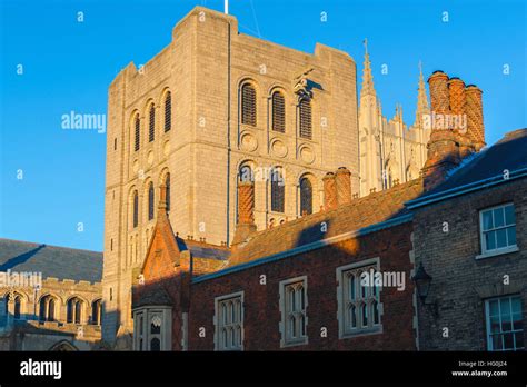 Bury St Edmunds Norman Tower The Norman Tower And Victorian Buildings