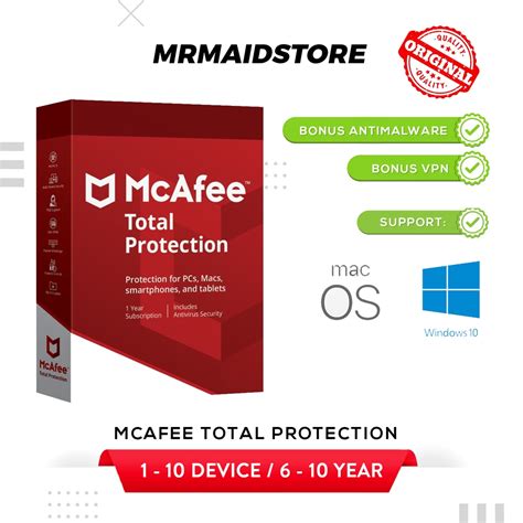 Jual Antivirus Mcafee Total Protection Antivirus Pc Antivirus