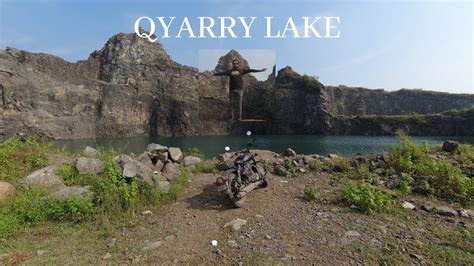 When Nature And Man Works Together Quarry Lake Blue Water Daman Youtube