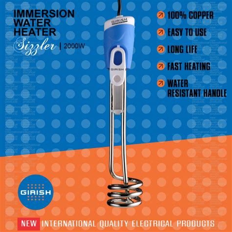 2000w Immersion Water Heater Sizzler