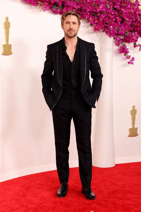 Ryan Gosling Performance Oscars 2024 Red Carpet Lynde Ronnica