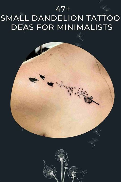 47+ Small Dandelion Tattoo Ideas for Minimalists - Tattoo Glee