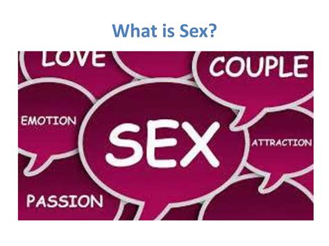 Sex And Relationships Ppt