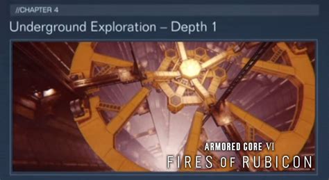 Armored Core 6 Fires Of Rubicon Underground Exploration Depth 1