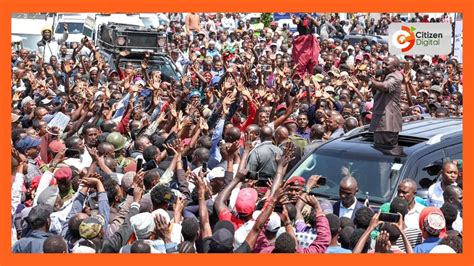 Chants Of Hatutaki Maandamano Rent The Air In Isiolo During President