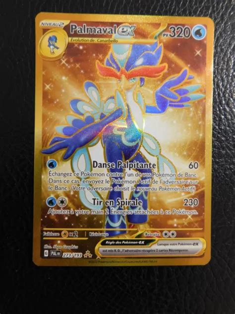 Carte Pokemon Palmaval Ex Gold Bloc Ev Evolutions A Paldea