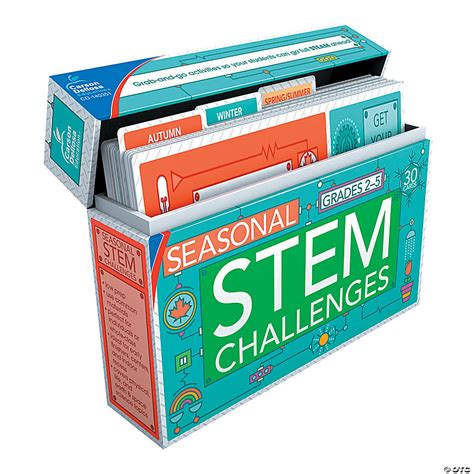 Carson Dellosa Stem Seasonal Challenges Learning Cards Grades