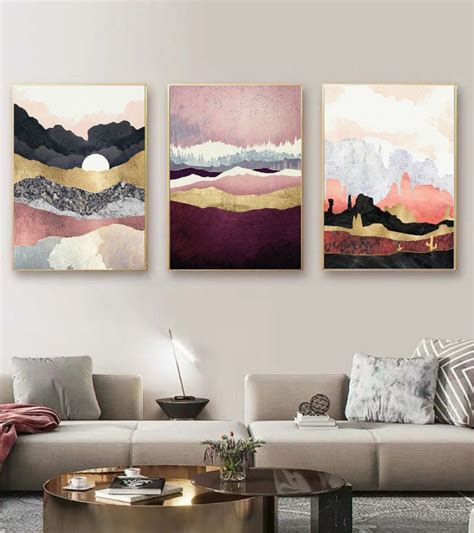 Set Of 3 Scandinavian Wall Art Living Room Wall Decor Etsy