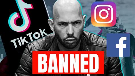 Andrew Tate Banned From Social Media What Now Youtube