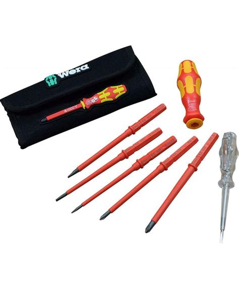 Wera Kraftform Kompakt 7 Piece Phillips Slot VDE Insulated Screwdriver