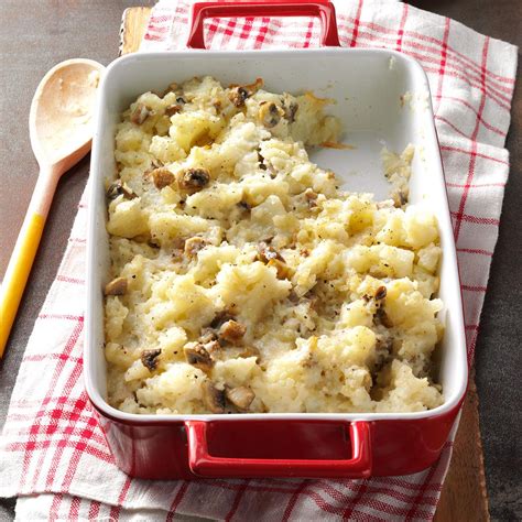 Creamy Mushroom Potato Bake Recipe Taste Of Home