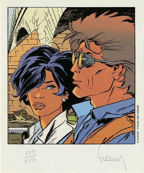 Francq Ex Libris Pour La S Rie Largo Winch Illustration De Bande