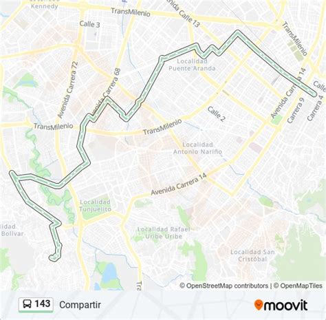 Ruta 143: horarios, paradas y mapas - Compartir (Actualizado)