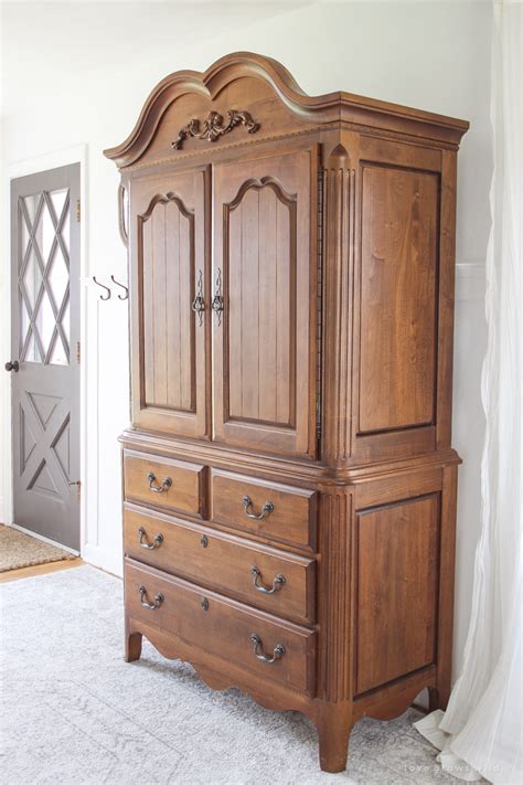 Armoire Makeover How To Antique Furniture Love Grows Wild