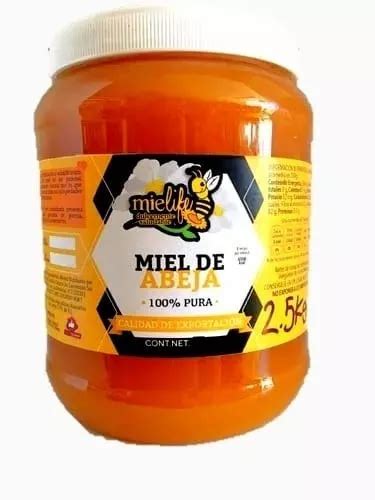 Miel De Abeja Pura 2 5 Kg Mantequilla Aceitilla Mielife Envío gratis