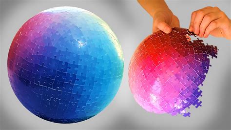 Doing A Rainbow 3d Sphere Jigsaw Puzzle 540 Colours Youtube