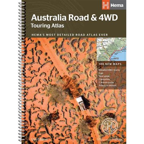 Australia Road And 4wd Touring Atlas 12th Edition Hema