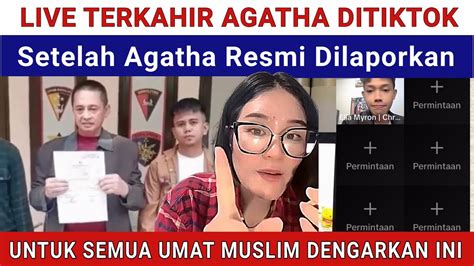 LIVE TERAKHIR AGATHA OF PALERMO DITIKTOK Degarkan Video Ini Sampai