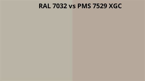 Ral 7032 Vs Pms 7529 Xgc Ral Colour Chart Uk