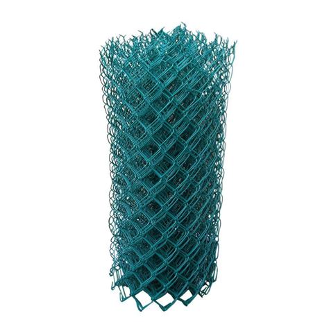 Protecto Fence 5 Ft X 50 Ft 11 1 2 Gauge Green Vinyl Coated Cyclone