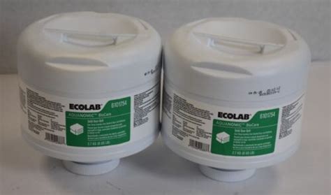 Ecolab Aquanomic BioCare Solid Sour Soft 6Lbs Each 6101754 2 Pack