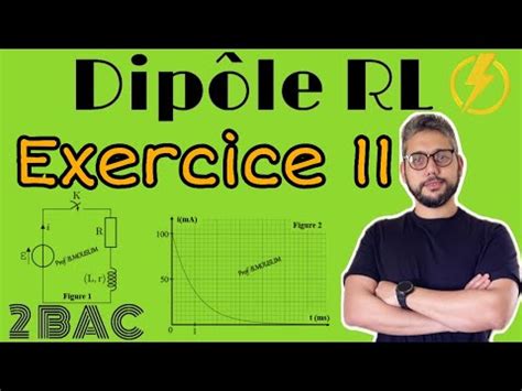 Exercice 11 Dipôle RL Électricité 2 BAC BIOF Pr B Mouslim