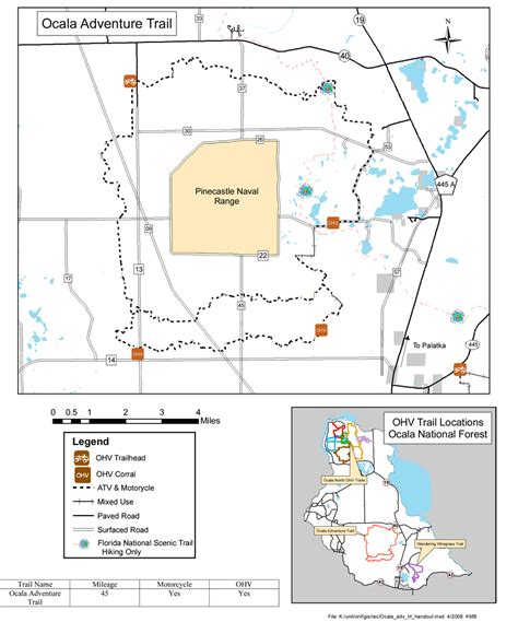 Ocala National Forest Maps And Publications