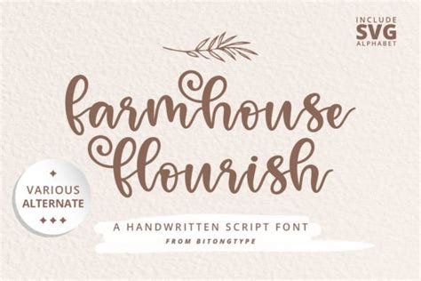 Our Farmhouse Font By Bitongtype · Creative Fabrica