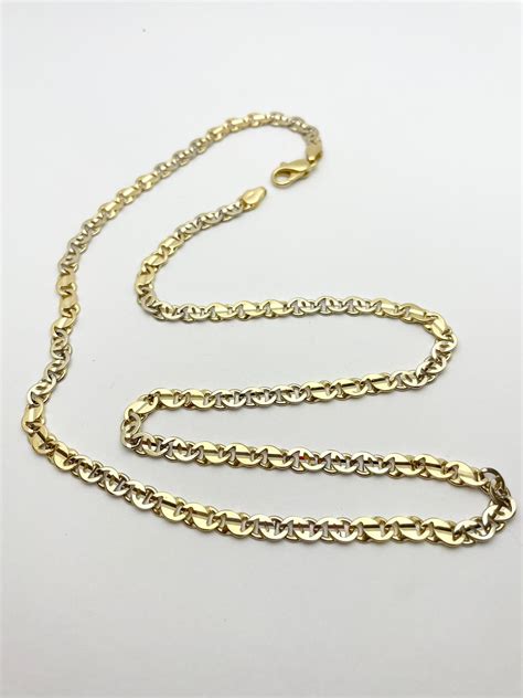 Collana Oro Giallo Bianco 18kt Di Grammi 40 00 Gioielleria Faelutti