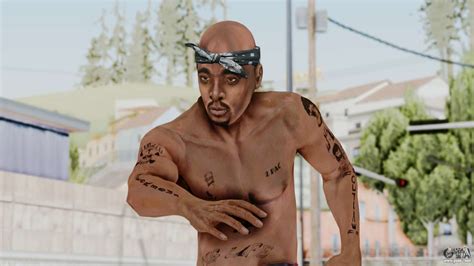 2Pac Skin HD V1 0 For GTA San Andreas