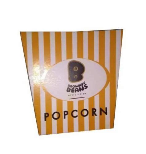 Paper Popcorn Packaging Box At Rs 675piece Popcorn Packaging Box In