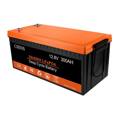 CHINS Smart 12V 300AH LiFePO4 Battery