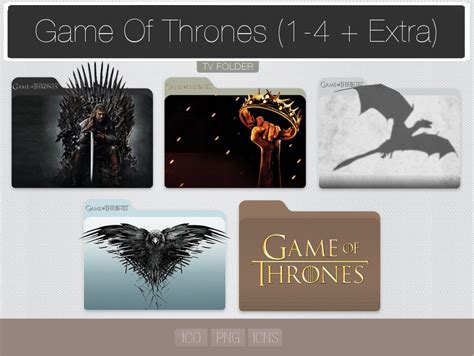 Game Of Thrones Folder Icon Pack By Yosemitedesign On Deviantart