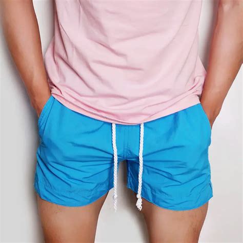 100 Nylon Waterproof Swimming Shorts For Men Swimwear Swim Trunks