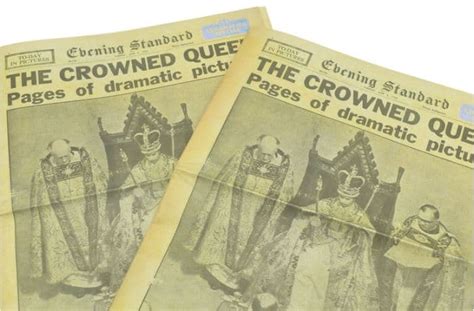 Queen Elizabeth Iis Coronation Newspaper Hattons Of London