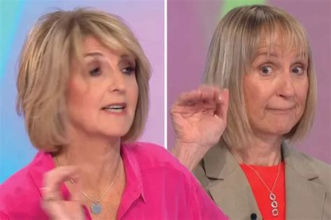 Loose Women S Nadia Sawalha In Eye Popping Display As She Spills Out Of Sheer Lingerie Daily Star