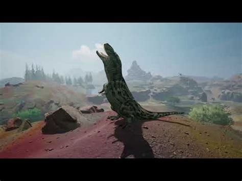 Path Of Titans Zhuchengtyrannus Gameplay North Coast Gondwa Map