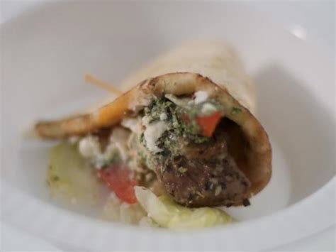 Lamb Gyro with Tzatziki Sauce and Spicy Sour Cream Sauce Recipe | Brianna Jenkins | Food Network