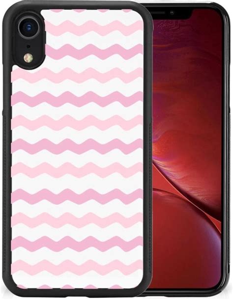 Hoesje Iphone Xr Bumper Case Waves Roze Bol