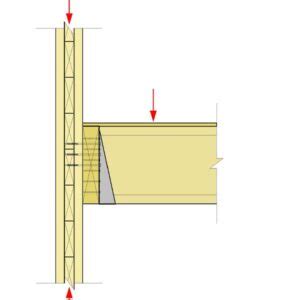 Beam Bears At Top Of Column Or Wall Woodworks Wood Products Council