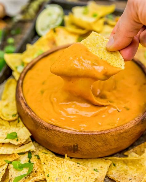 Nut Free Vegan Nacho Cheese Sauce Monkey And Me Kitchen Adventures