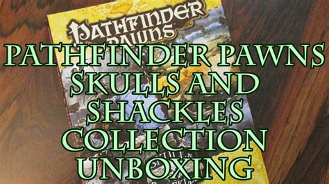 Pathfinder Pawns Skulls And Shackles Collection Unboxing Youtube